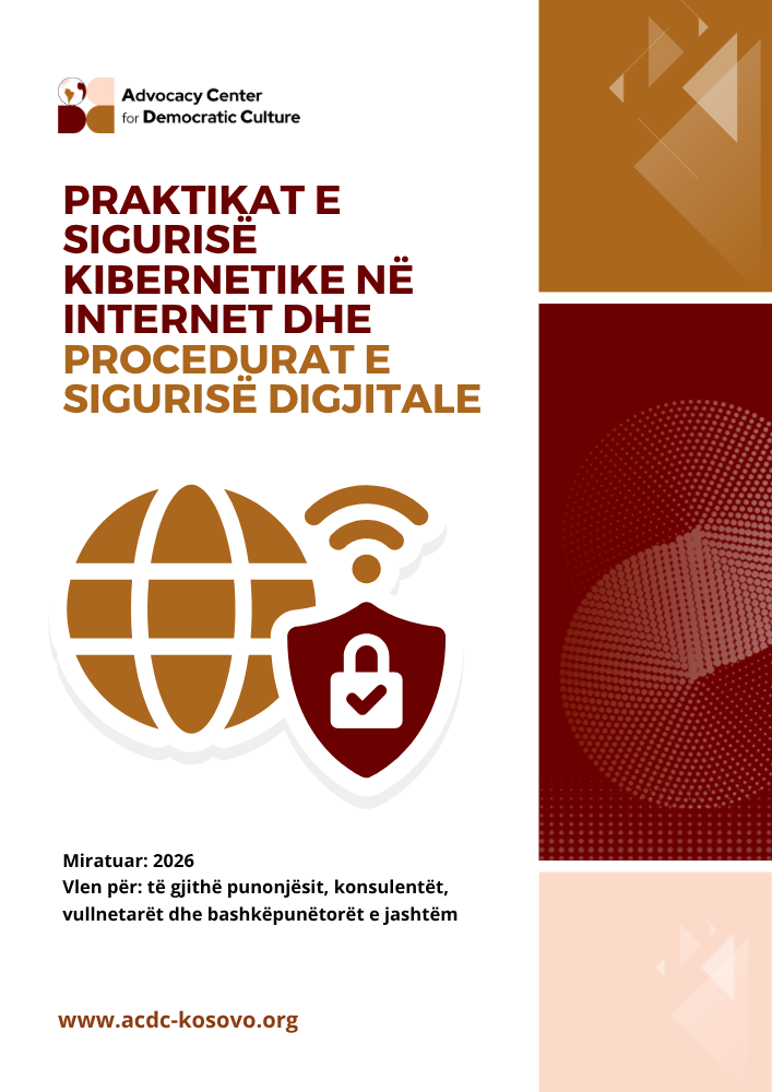 Praktikat e sigurisë kibernetike në internet dhe procedurat e sigurisë digjitale

