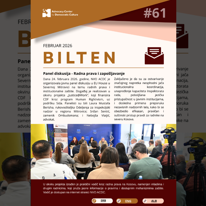 Bilten #61/26 februar