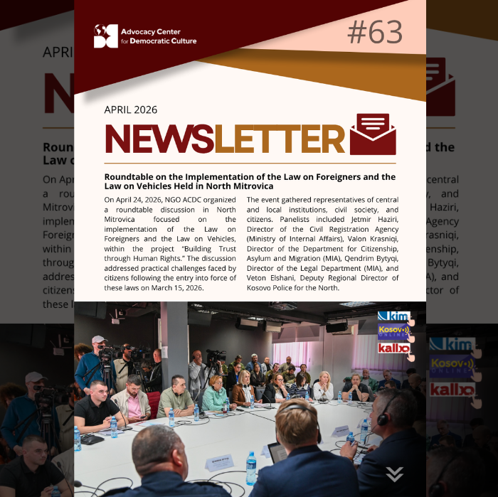 Newsletter #63/26 April