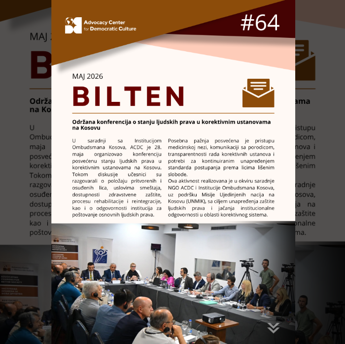 Bilten #64/26 maj
